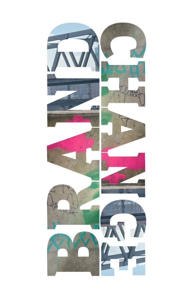 Grafik der beiden Begriffe „Brand“ und „Change“